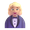 woman in tuxedo emoji